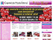 Tablet Screenshot of capitaldamodaintima.com.br